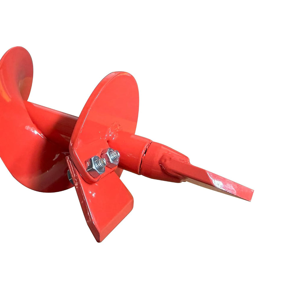 Double Spiral Earth Auger Bit 4” x 36”, Post Hole Digger with 7/8" Drive Drill