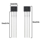 20Pcs 49E OH49E SS49E S49E TO-92S Hall Effect Sensor 3Pins Magnetic Detector
