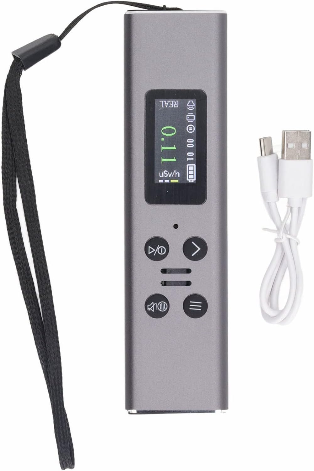 Nuclear Radiation Detector, High Sensitivity β γ X Radiation Monitor TFT Safety Alarm Handheld Radiation Dosimeter DC