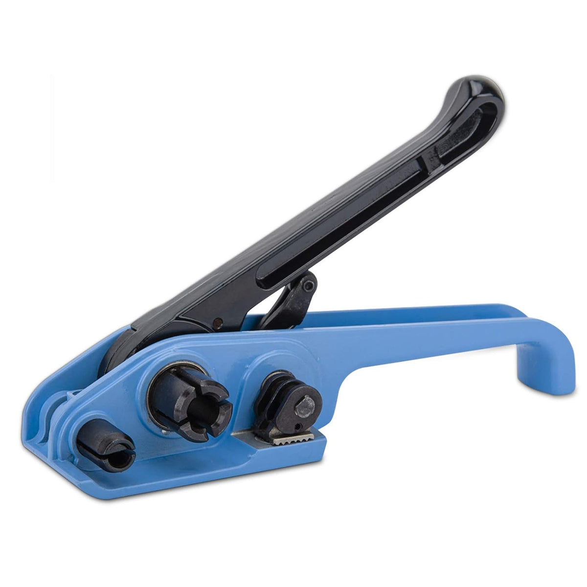 Heavy Duty Poly Strapping Tensioner Sealer and Cutter Manual Packing Tools Kit for 1/2"-3/4" Width Polyester