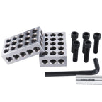 Accusize Ultra Precision 1-2-3 Blocks Set, 23 Holes, 2 Pc Pair