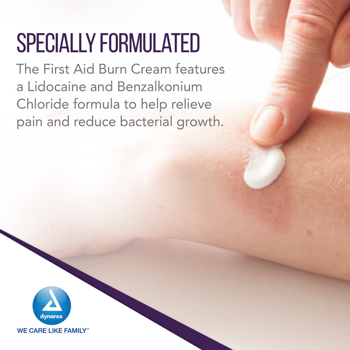 First Aid Burn Cream - Burn Ointment For Minor Cuts, Wounds, Burns - Single Dose Water-Based Formula with