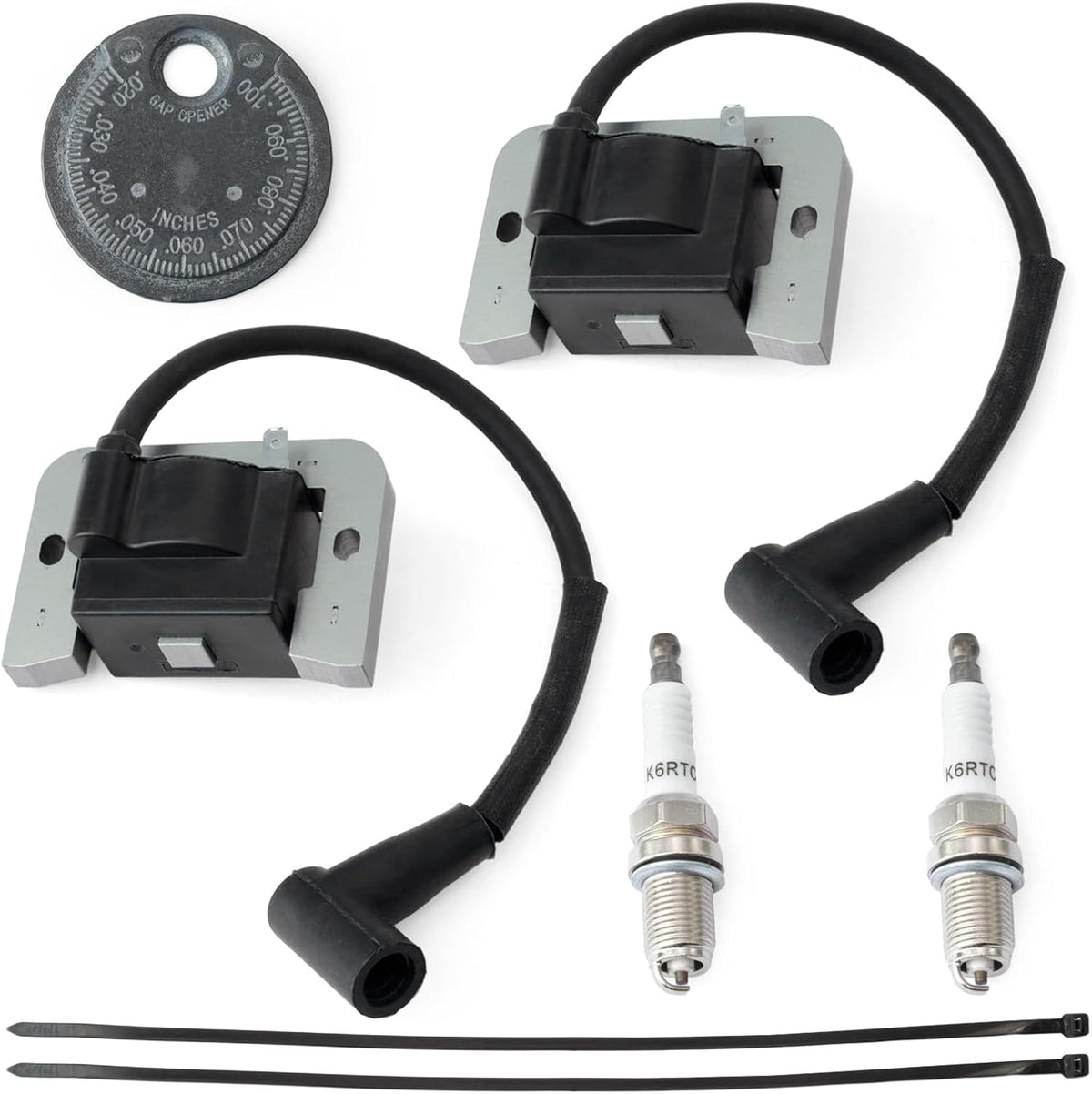 32-584-06-S Ignition Coil Kit 7000 Series Replacement for Kohler KT735 KT730 KT725 KT722 KT720 KT715 6600 KT620 KT610 KT600 for Confidant ZT730 ZT720 ZT710 for Cub Cadet ZT1 ZT2 XT1 XT2 RZT