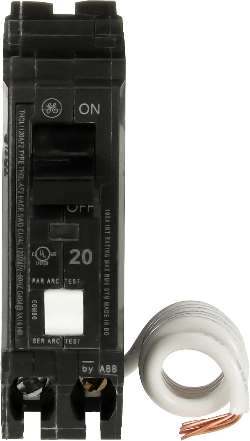 Q-Line THQL1120AFP2 20A Single Pole Arc Fault Combination Circuit Breaker • 20 Amp Single Pole 120 VAC AFCI Breaker •