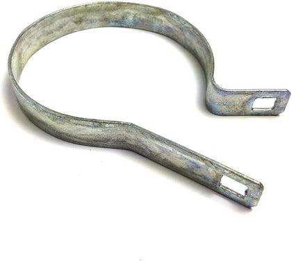 4" Tension Bands with Bolts for Chain Link Fence, Gate, Posts - 12 Pack