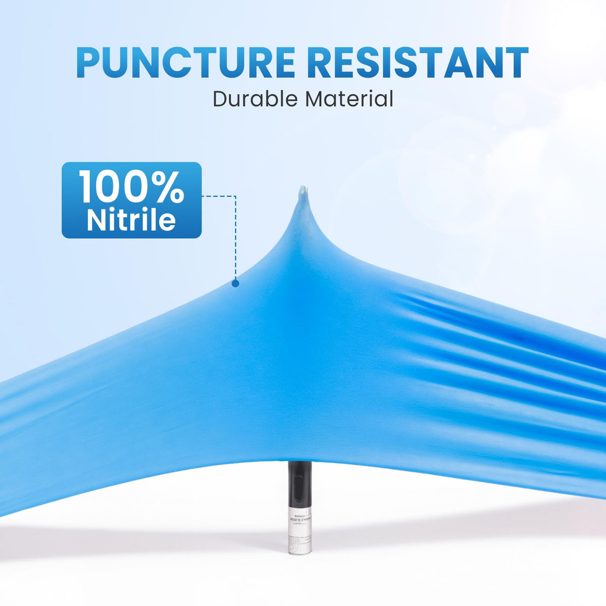 Nitrile Exam Gloves Small, 100 Count Disposable Gloves, Blue