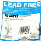 Watts 3/4 IN Double Check Valve Total Repair Kit, RK-007, 0888554, 0.75 Inches, Rubber, 1 Kit