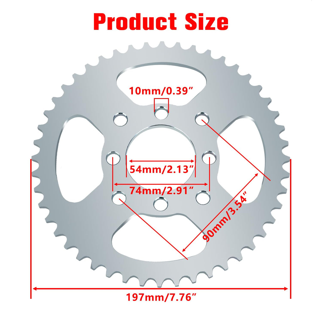 GREHUA Go Kart 40/41/420 Chain Sprocket 48 Tooth and Hub with 1" bore 1/4 Keyway Compatible with Predator 212cc 196cc 6.5HP GX160 GX200 Dune Buggy Drift Trike Heavy Duty Go Kart Cart Parts