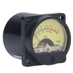 VU Meter Volume Level Meter with Backlight, Vibration Static Proof Plastic Iron Panel for Amplifier Sound and Noise Measurement