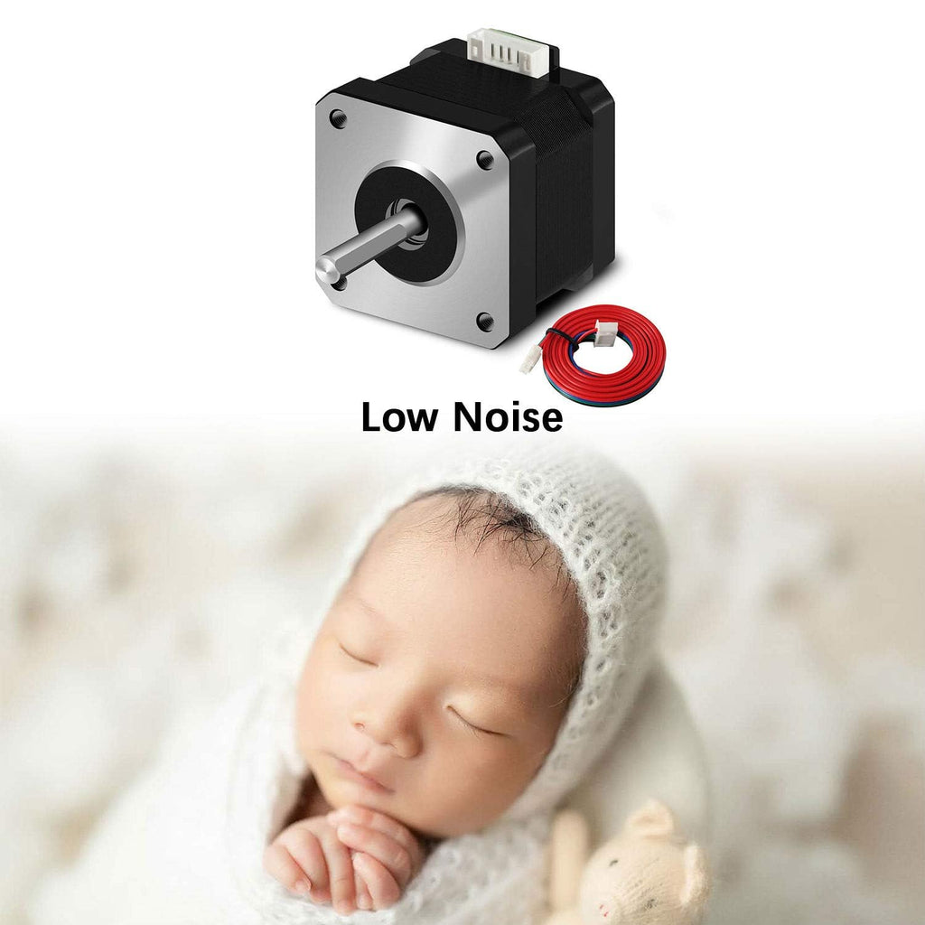 SIMAX3D Nema 17 Stepper Motor 42x40 with 39.3in(1Meter) Cable 1.5A 2Phase 4 Wires 1.8 Degree for 3D Printers and CNC Extrude (1pc of Pack)