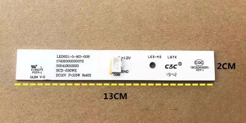 Fits Replacement Accessory BCD-530WE1743100000072 for Midea Refrigerator LED Light Board