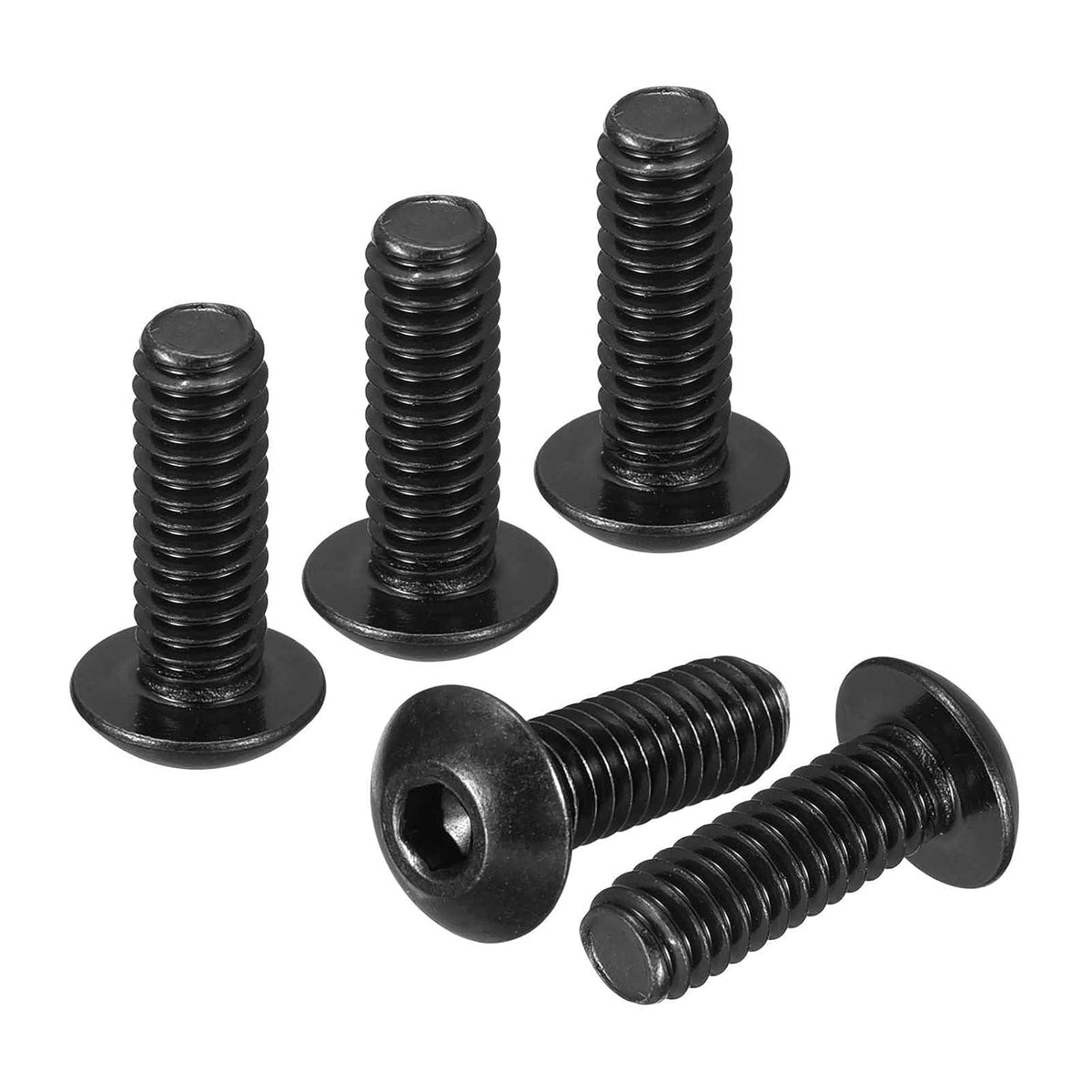 DTGN #8-32x1/2 Button Head Socket Cap Screws 30Pack Carbon Steel