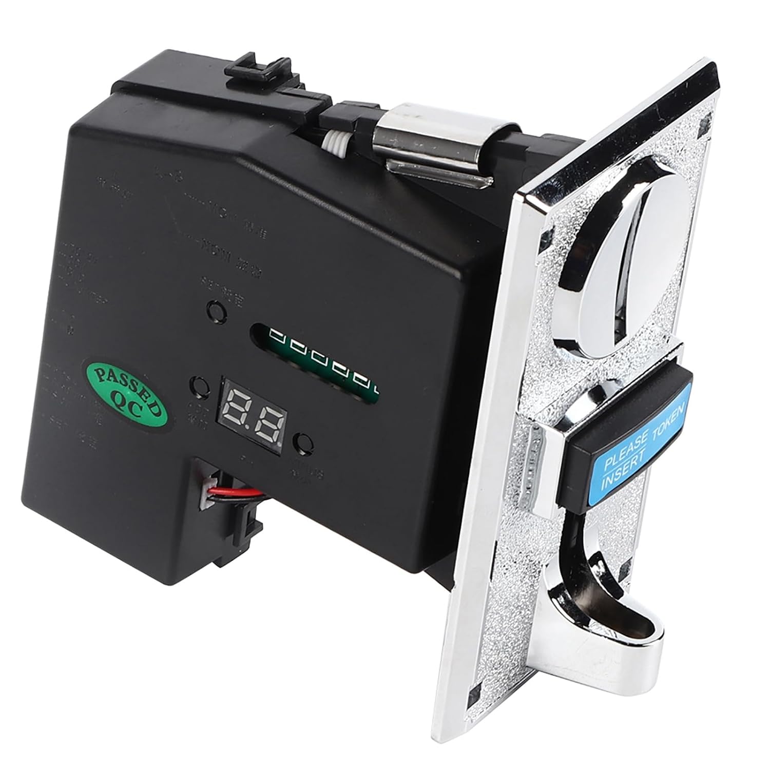 Coin Acceptor Support 6 Kinds of Coins, CPU Multi Coins Acceptor Selector, Programmable for Arcade Video Games