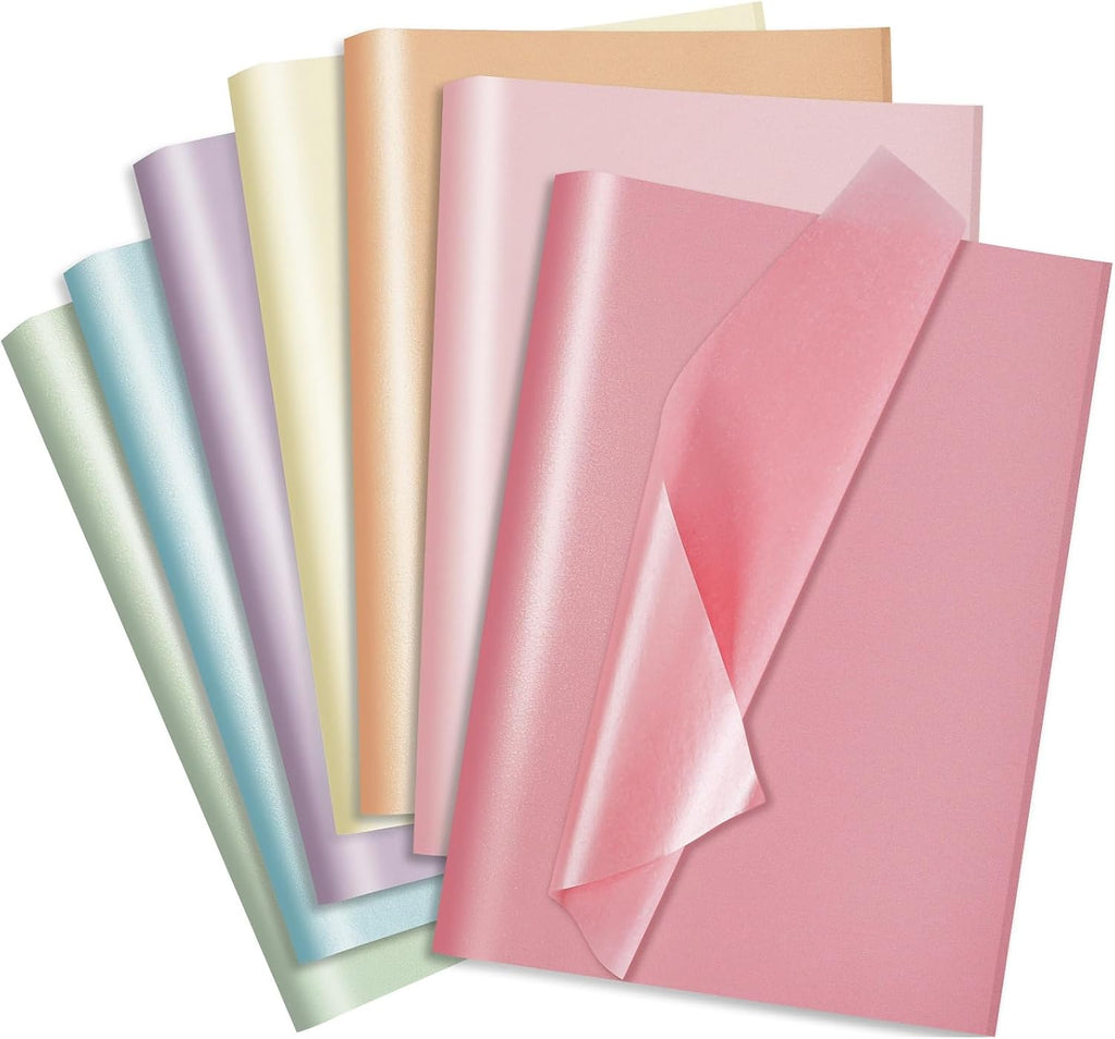 110 Sheets Tissue Paper for Gift Bags & Crafts 7 Metallic Colors
