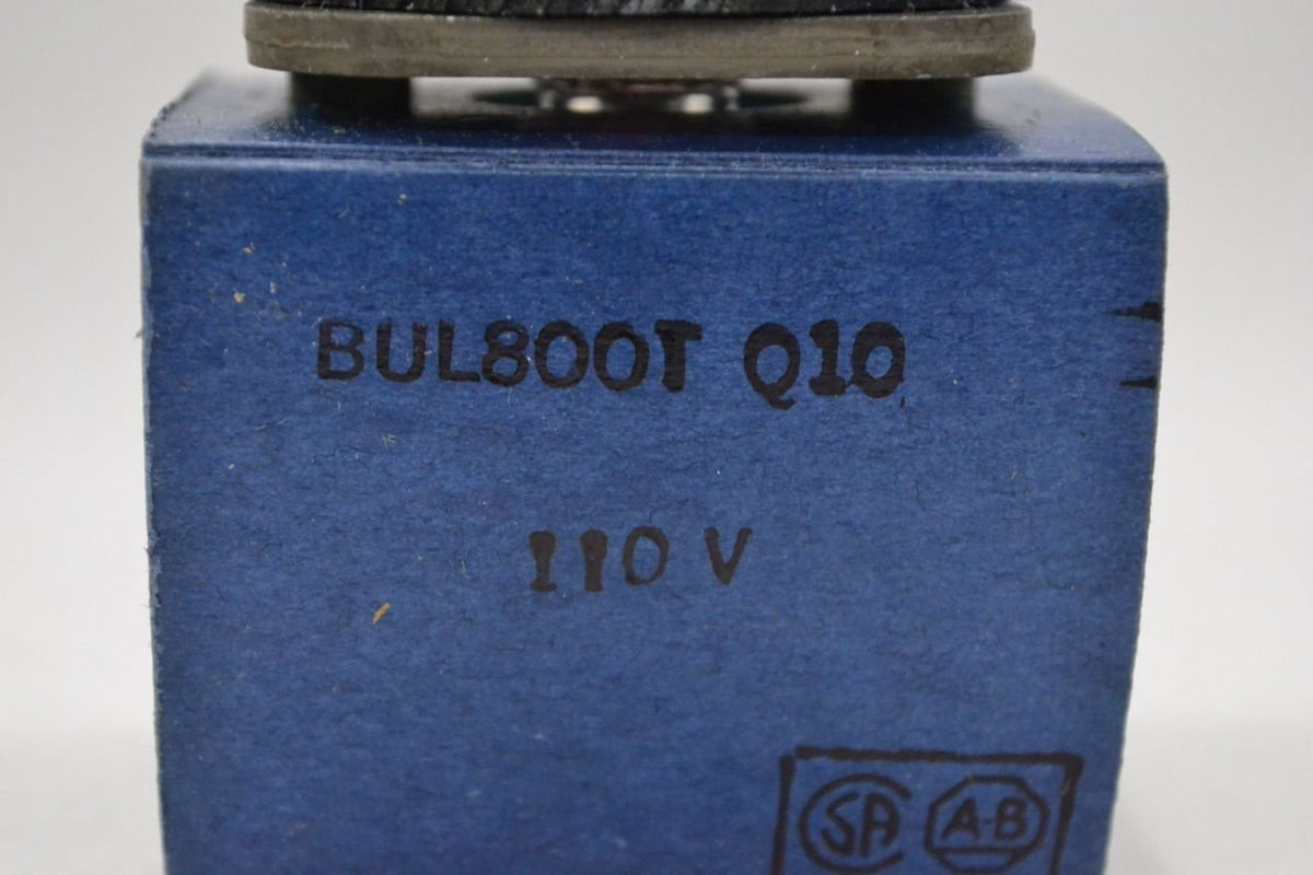 Allen Bradley 800T-Q10R Full Voltage Red Lens Pilot Light T38378
