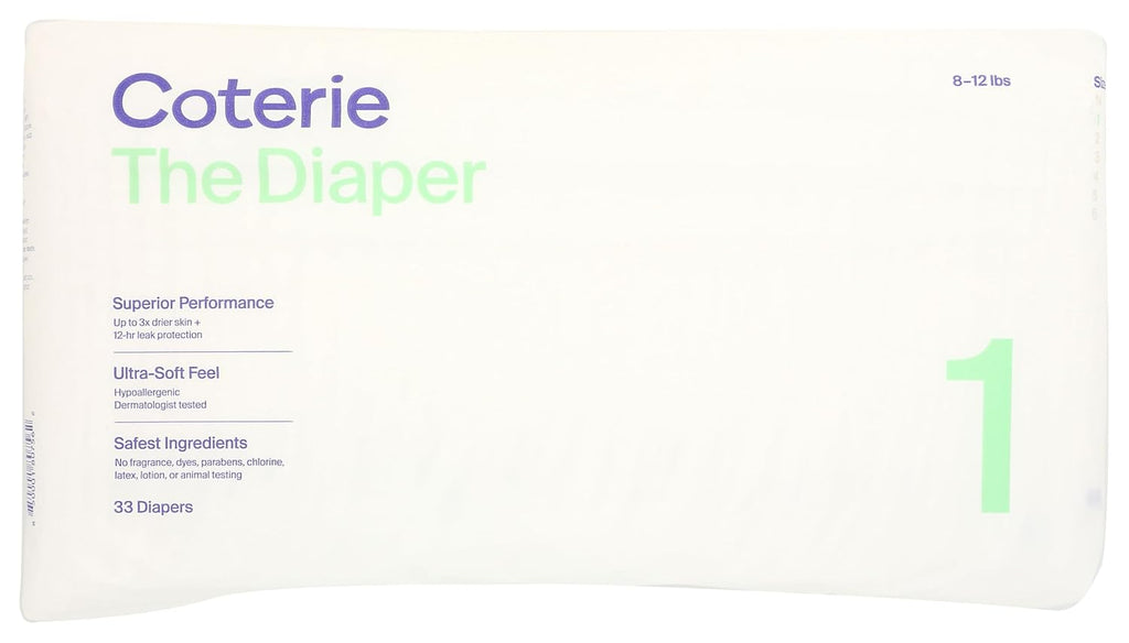 Diapers Size 1, 33 CT