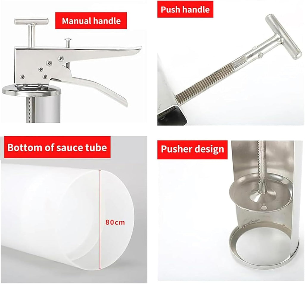 Burger Sauce Gun, Quantitative Sauce Dispenser