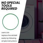Fan Belt Compatible with Euhomy CD-6 CD-7 Mini Compact Dryer Blower
