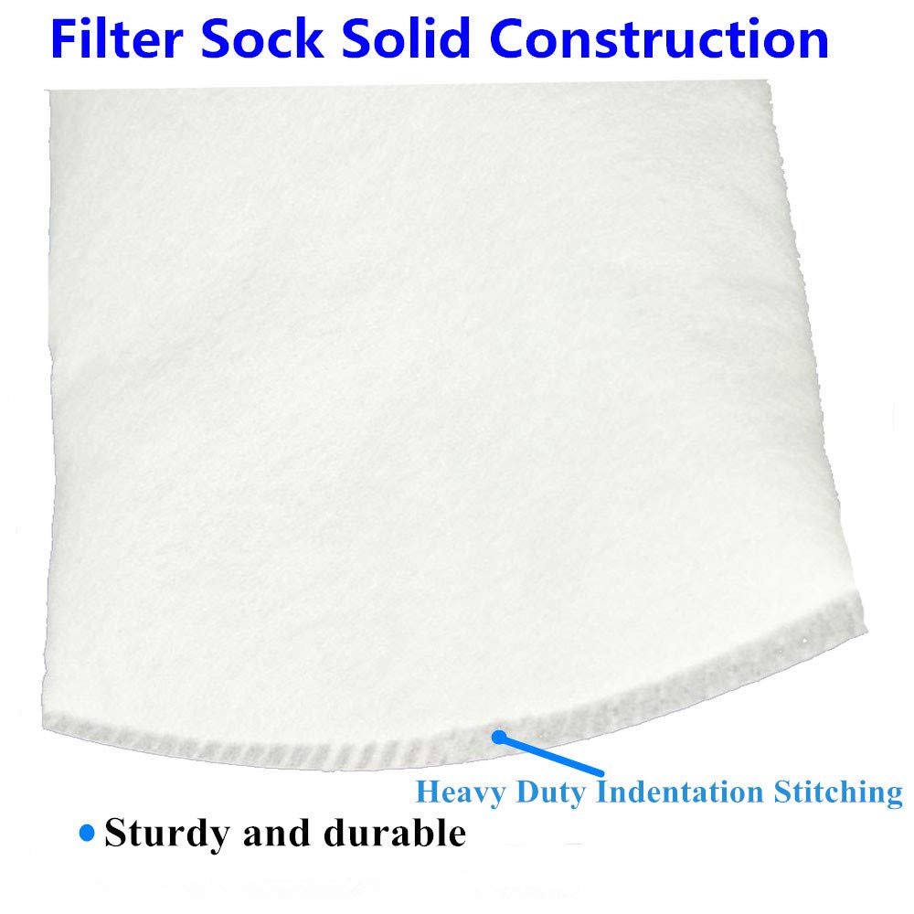 7 Inch Ring by 32 Inch Long Filter Sock Bags - 1 Micron, 5 Micron, 25 Micron, 50 Micron,75 Micron, 100 Micron,150 Micron - Industry,Chemical, Water Liquid Filters -1Pack (50 Micron)
