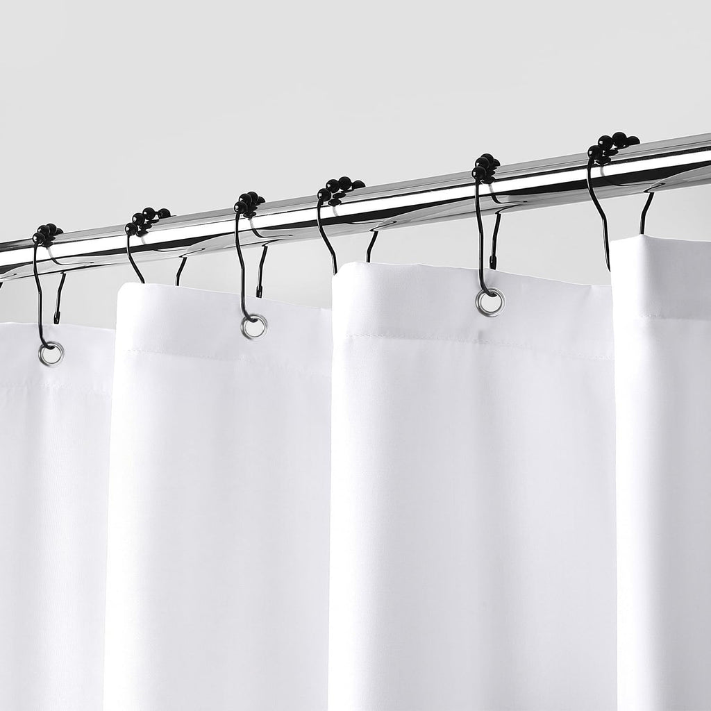 Waterproof Fabric Shower Curtain Liner, Soft Cloth Shower Liner with 3 Magnets, Machine Washable & Hotel Quality