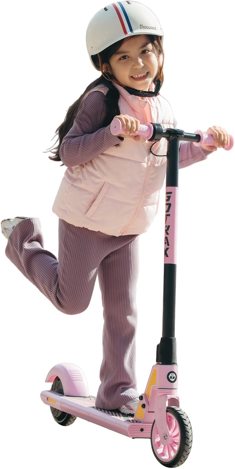 Gotrax Electric Scooter for Kids 6-12, Max 3.75 Mile & 7.5Mph,Thumb Control