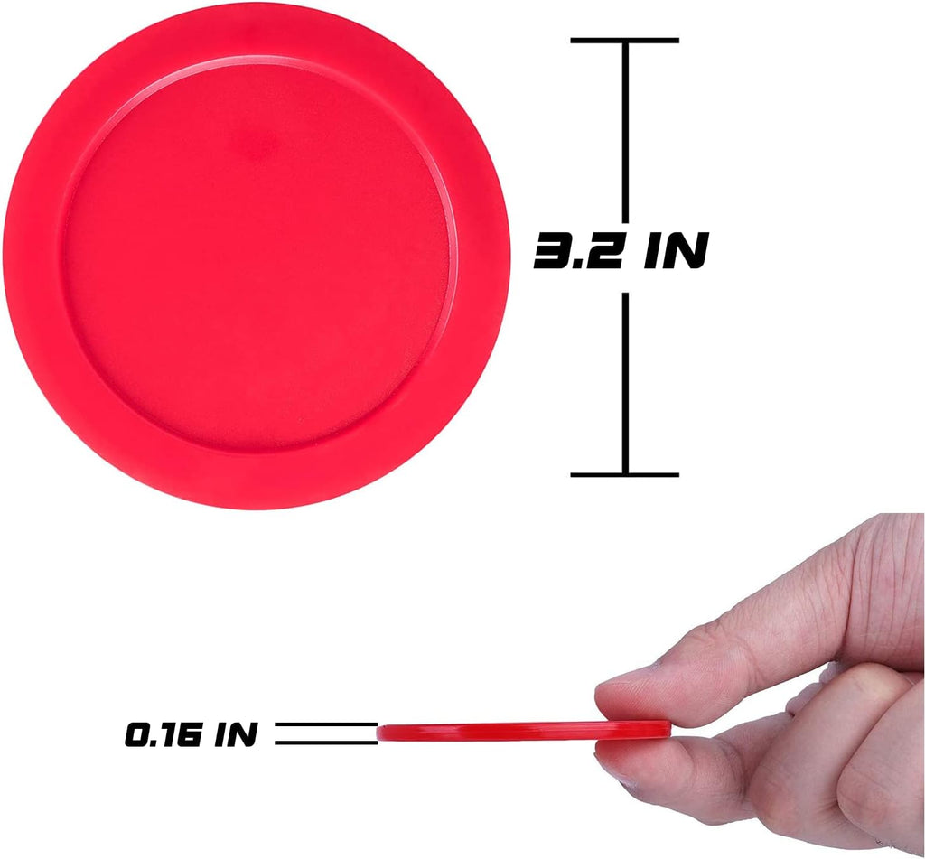 3.25 or 2.5 Inch Air Hockey Pucks - Professional, Durable Pucks for Large Tables - Compatible with Standard Pushers
