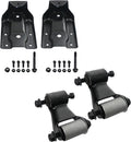 Pair Rear Leaf Spring Hanger Bracket and Shackle Kit 722-032, 722-006 Replacement for 1999-2015 Chevy Silverado GMC Sierra 1500 for 2007-2009 Cadillac Escalade/GMC Yukon