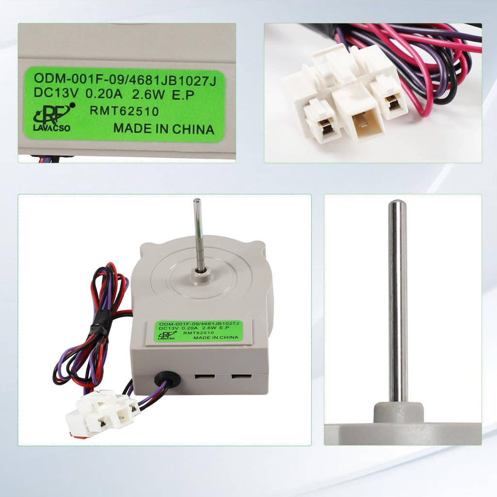 4681JB1027J ODM-001F-09 Refrigerator Fan Motor Compatible with LG