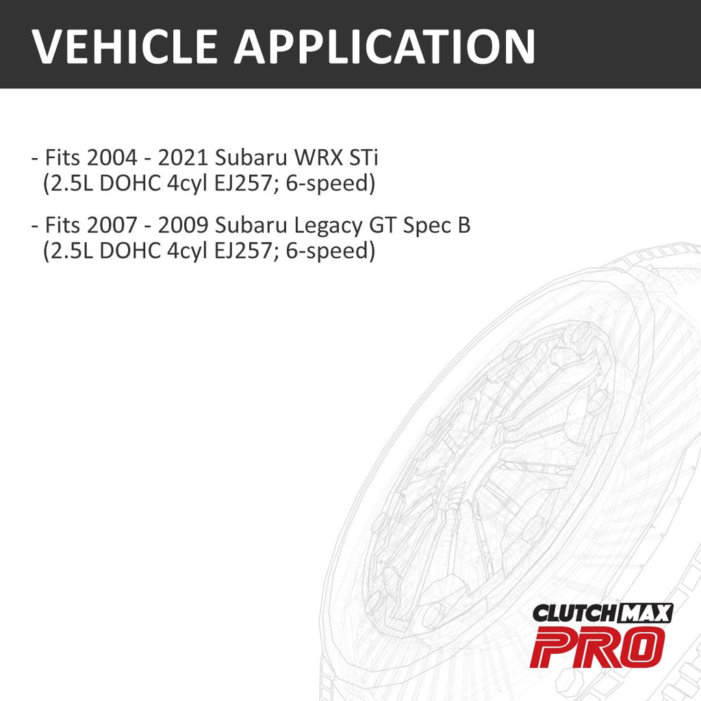 CMPRO Stage 3 Clutch Kit & Chromoly Flywheel fits WRX STI Legacy 2.5L