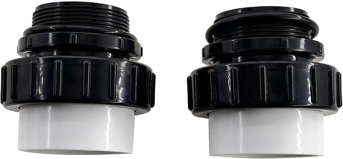2 Pcs MIP x 2" Hi Temp Unions PVC Waterproof