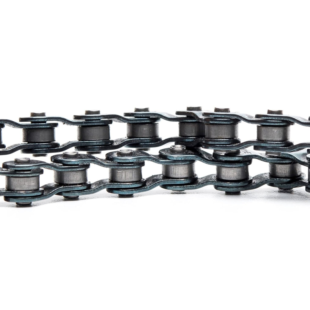 uxcell 5Pcs #100 Chain Offset Half Link Roller, 1 1/4" Pitch Carbon Steel, Standard Chain End Connector Split Links for 20A Chain
