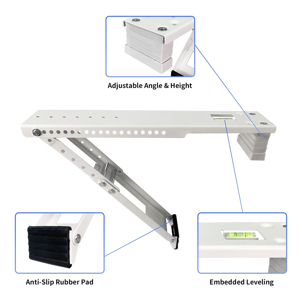 AC Window Air Conditioner Support Bracket Heavy Duty, Up to 165 lbs