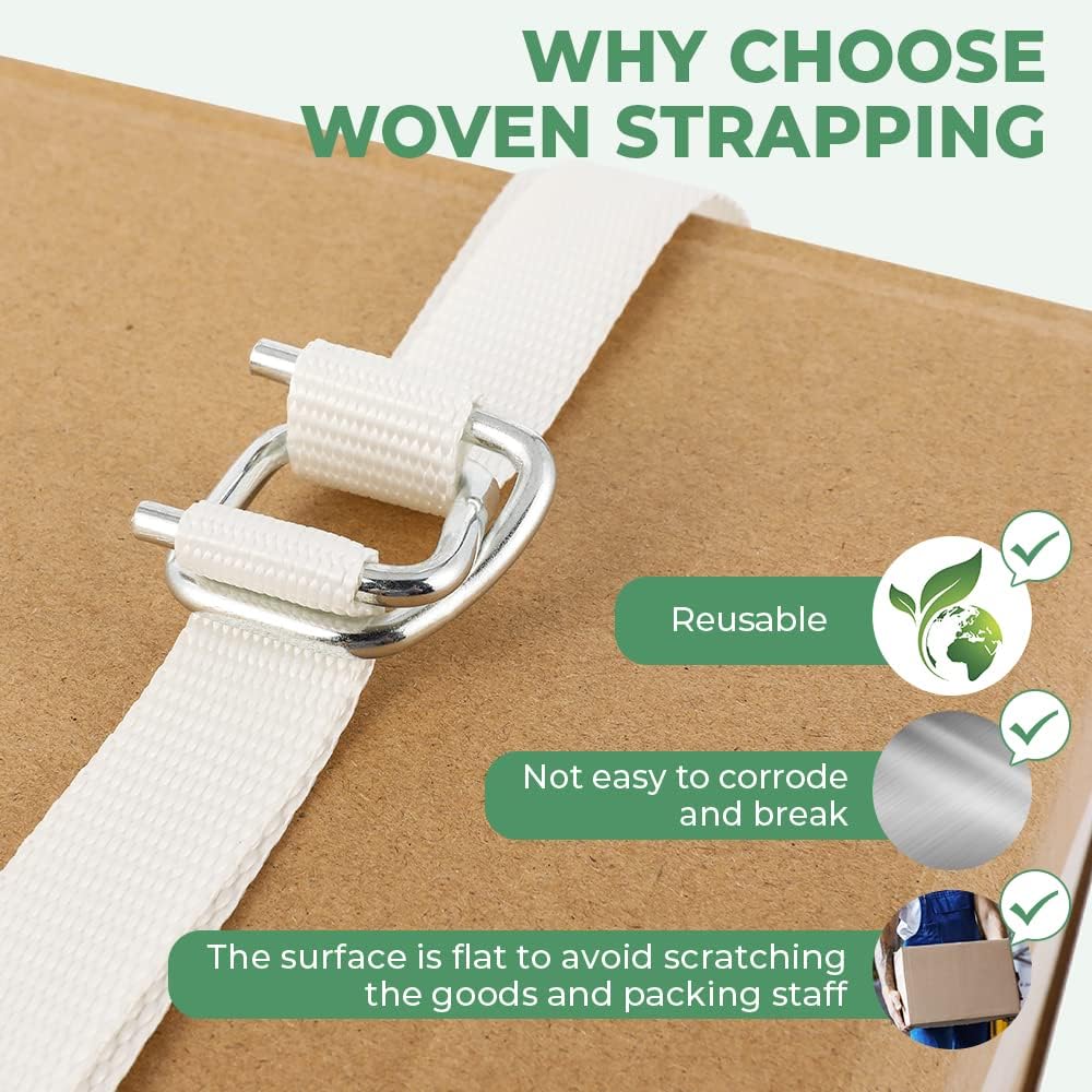 2500lbs, 3/4" x 330' Woven Cord Pallet Strapping Roll