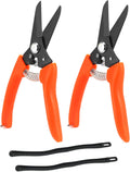 Hoof Trimmers Goat Hoof Trimming, 2 Pack 7" Multipurpose Nail Scissors Daily Trim for Pig Trotters, Sheep, Alpaca