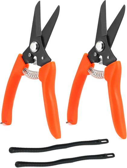 Hoof Trimmers Goat Hoof Trimming, 2 Pack 7" Multipurpose Nail Scissors Daily Trim for Pig Trotters, Sheep, Alpaca