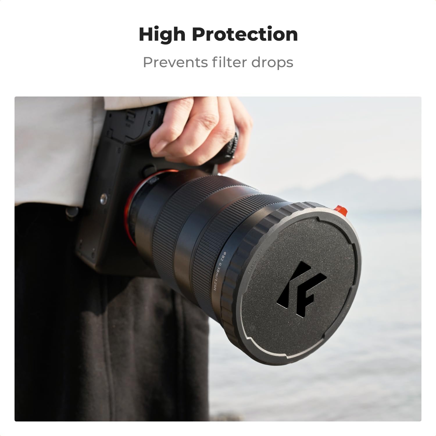67mm Variable ND Lens Filter Cap TPU Material Filter Cap Only for K&F 67mm Adjustable Neutral Density Filter