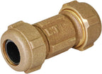 Midline Valve RSC2322 Compression Coupling, Packing Nut, Brass 1 in. Nominal Fitting, 3 in. Length