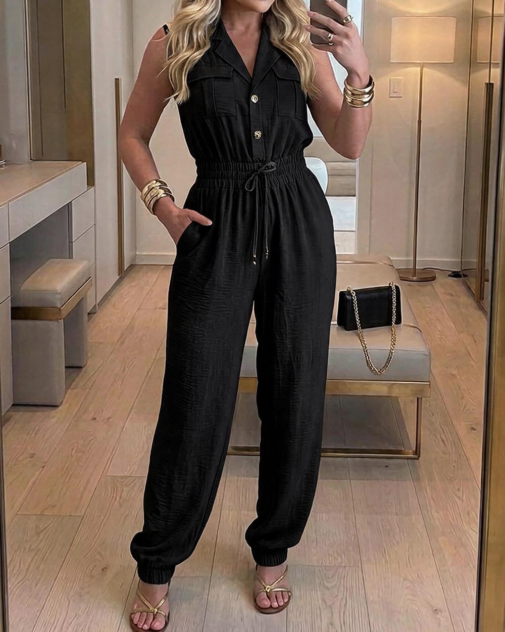 Womens One Piece Cargo 2026 Casual Jumpsuit Outfit