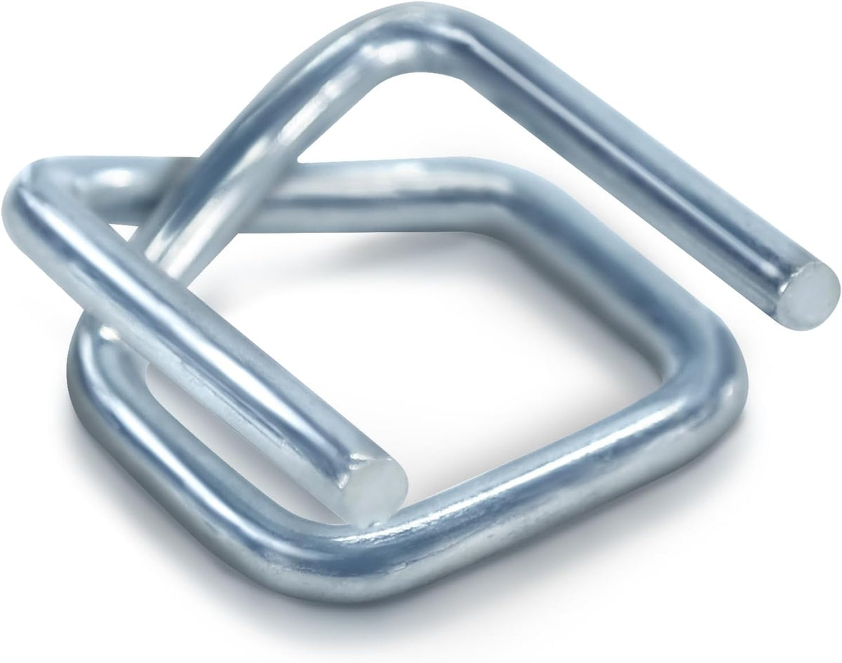 Galvanized Banding Strapping Metal Wire Buckle for Packaging Pallet Woven Composite Cord Strap Nylon Band