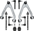 10Pcs Suspension Kit Front Upper Control Arms with Ball Joints