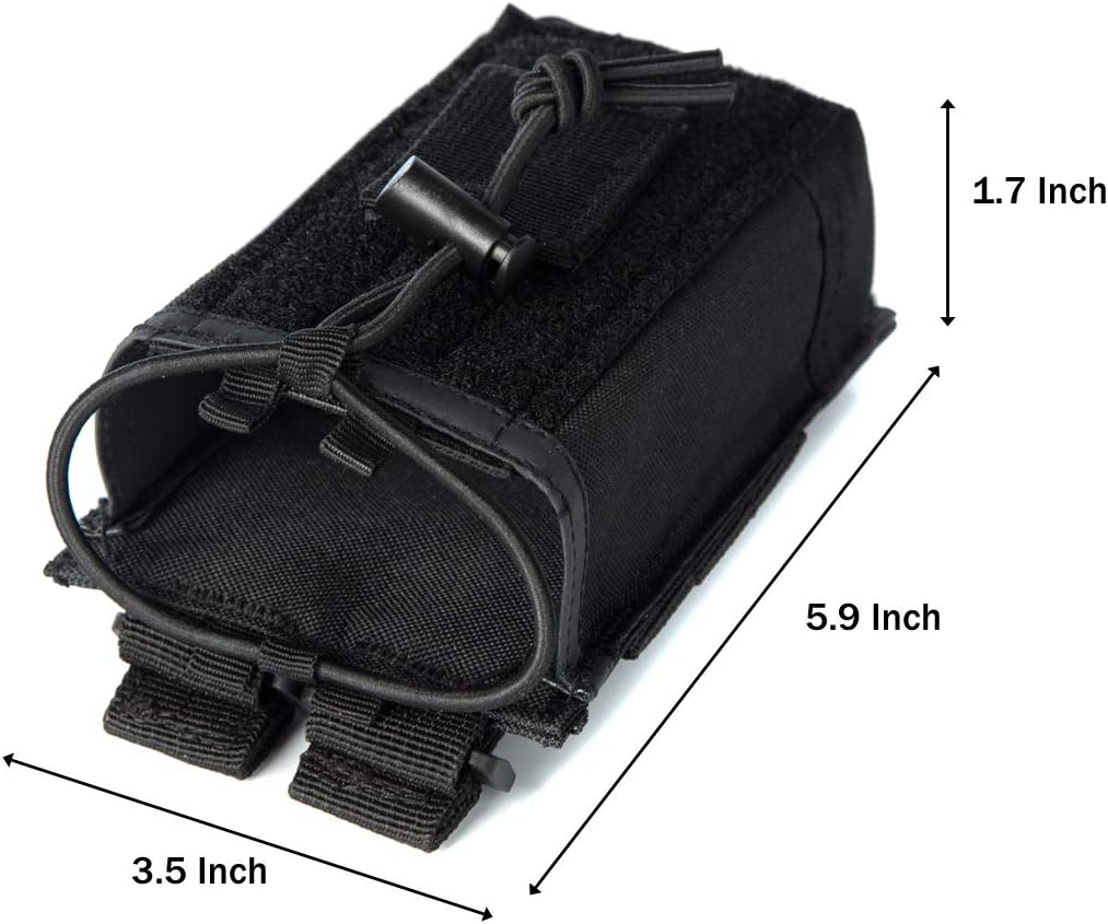 Radio Holder Radio Pouch Molle Radio Holster Tactical Radio Holder Radio Case Duty Belt Accessories Military Heavy