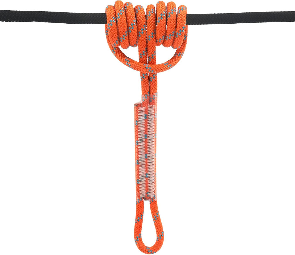8mm (5/16") Prusik Cord Pre-Sewn, 16KN Nylon Prusik Loop,Multipurpose Rope for Outdoor Climbing Arborist