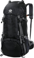 50L(45+5) Waterproof Hiking Backpack Outdoor Daypack w/Rain Cover