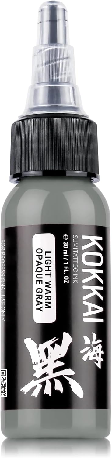 Warm Opaque Gray Tattoo Ink Set, Premium Quality, Precision Medium Viscosity, Quick Healing, Acrylic-Free