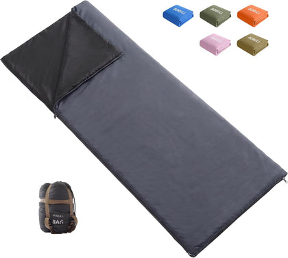 Lightweight Compact Adult Sleeping Bag for Backpacking, Camping & Hiking | 1.5lb ultralight,packs