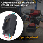 Battery Adapter for Earthquake XT, Compatible with DeWalt Bauer Hercules