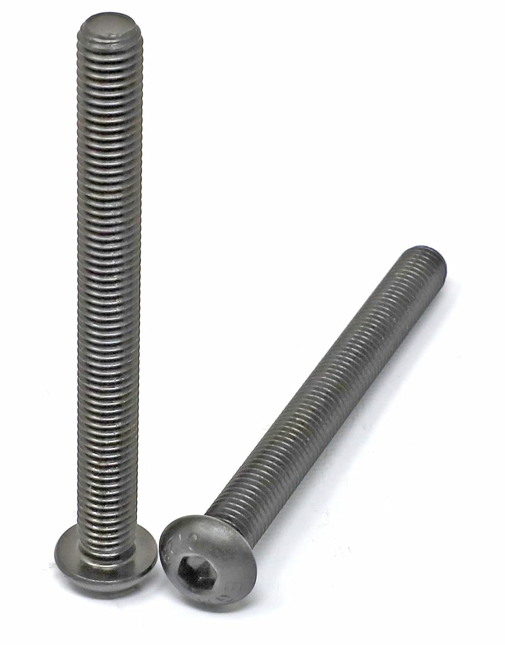 iexcell 5 Pcs M10 x 100mm Thread Pitch 1.5 mm Alloy Steel 12.9 Grade Hex Socket Button Head Cap Screws Bolts Kit, Black Oxide Finish