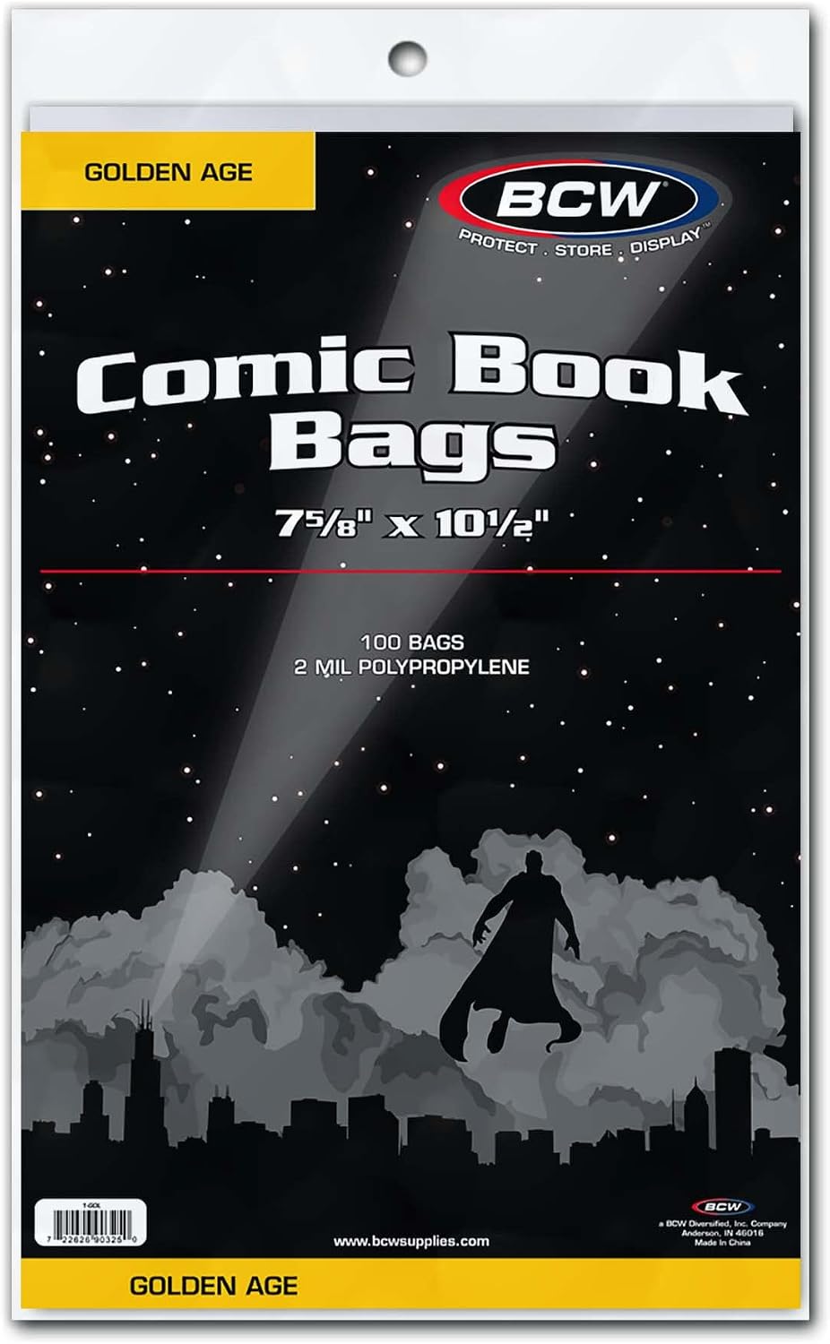 Golden Age Comic Bags and Backing Boards - 100 ct