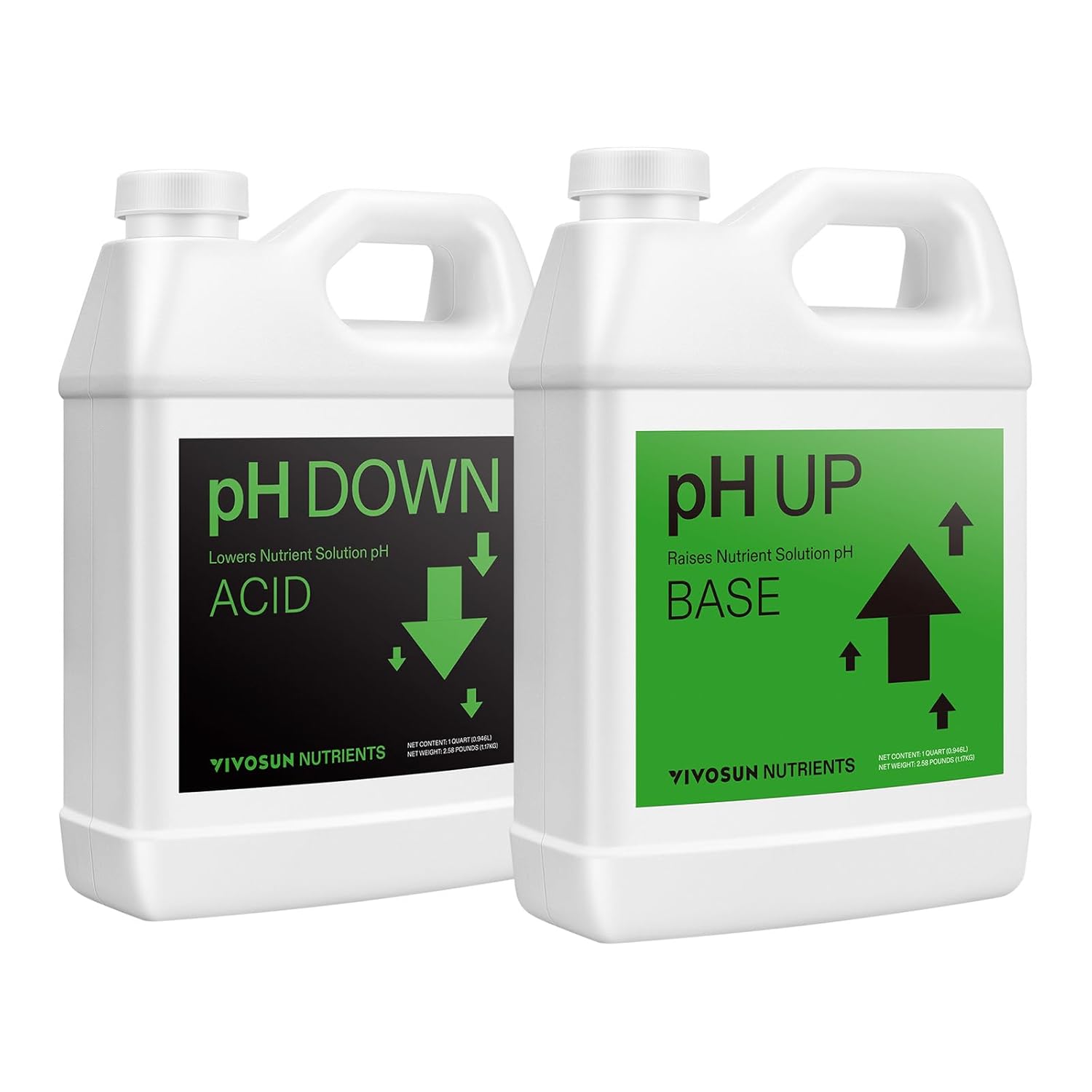 pH Control Kit, Set of 32oz, pH Up & pH Down Kit | Balanced pH Level and Optimal Nutrient Uptake, pH Adjuster Liquid