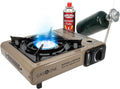 GS-3400P Propane or Butane Stove Dual Fuel Stove Portable Camping Stove - Patented - with Carrying Case Great for